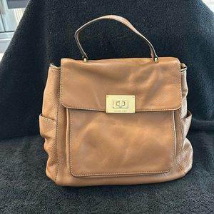 Michael Kors Sloan Turn lock leather satchel bag